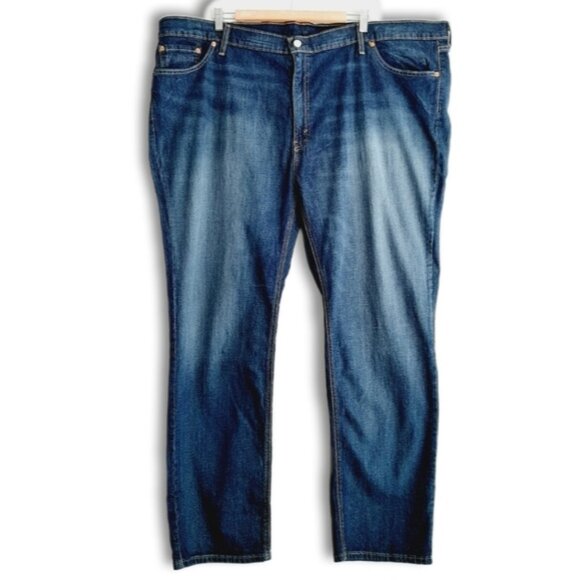 LEVI'S 541 Athletic Taper Fit Big & Tall 18757-0147 Blue Jeans Men's Sz 50 - Picture 1 of 13